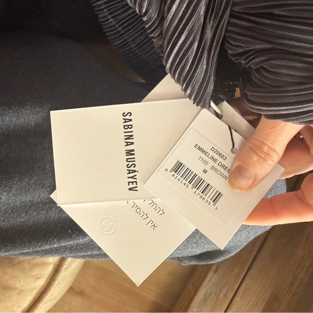 Sabina Musayev Black and Brown Ombré Maxi Dress - Picture 6 of 7